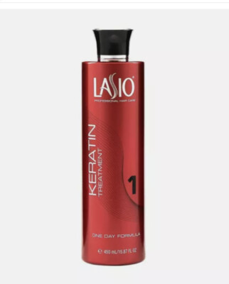 LASIO Keratin One Day Formula Hair Treatment 15.87 fl oz /450 ml AUTHENTIC FRESH