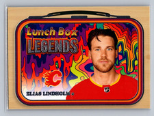 2022-23 UD Series 2 Lunch Box Legends #LB-10 Elias Lindholm - Calgary Flames