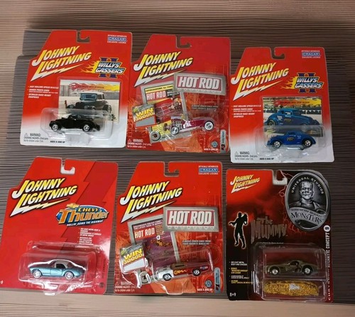 New Lot Of 6 Cragar Johnny Lightning Hot Rods Mixed Lot The Mummy Willys Gassers
