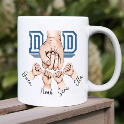 Kids Dad Cup Christmas Fathers Day Presents, Funny Dad Present