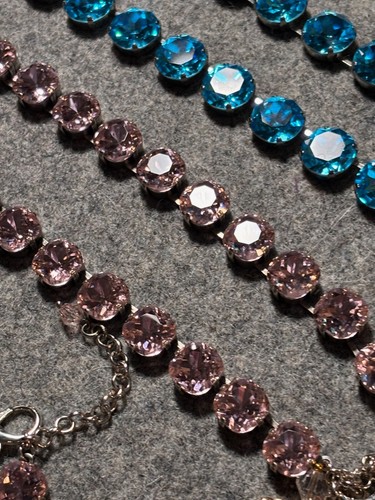 Anna Wintour Style Collet Necklaces Austrian Crystal - Picture 6 of 41