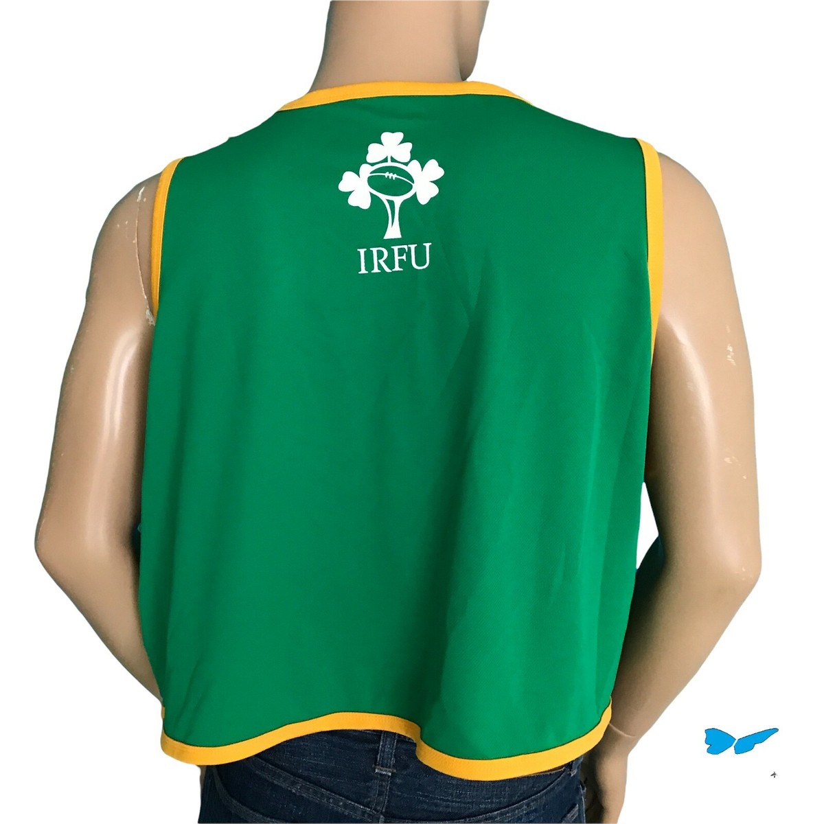 Canterbury IRFU Cropped Jersey Rugby Size L New Rare Green