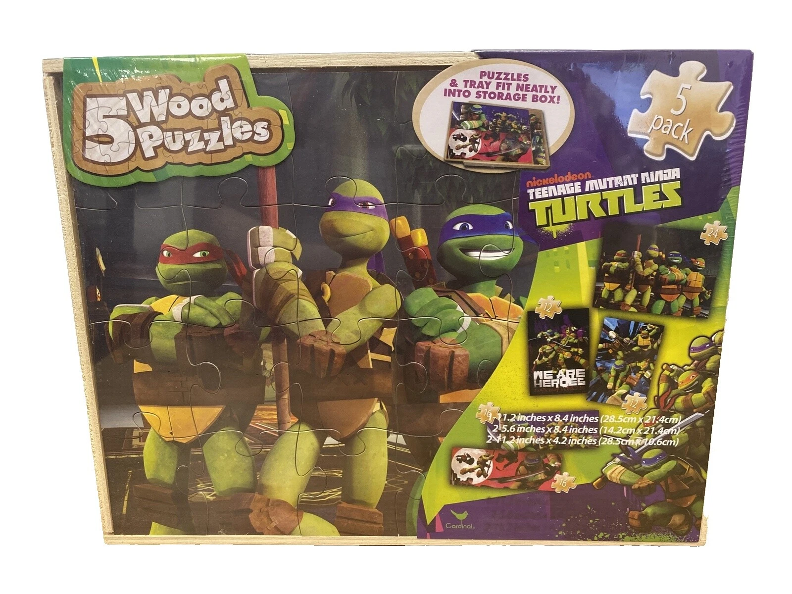 Cardinal Teenage Mutant Ninja Turtles Cardboard Puzzles