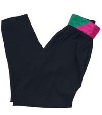 Vintage 80s Black Harem High Rise Pants by Judith Michaels Xs/small 