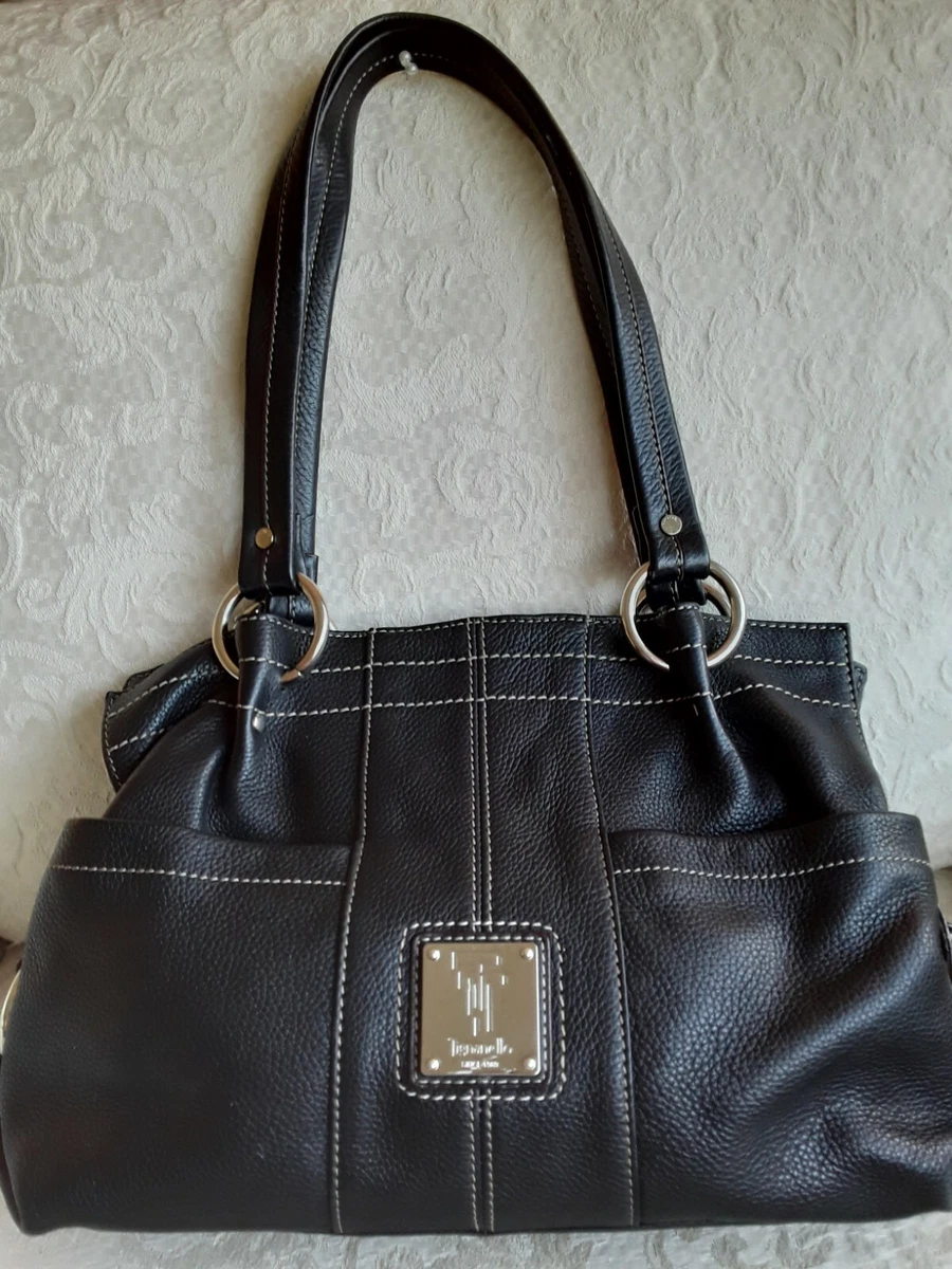 tignanello black shoulder bag