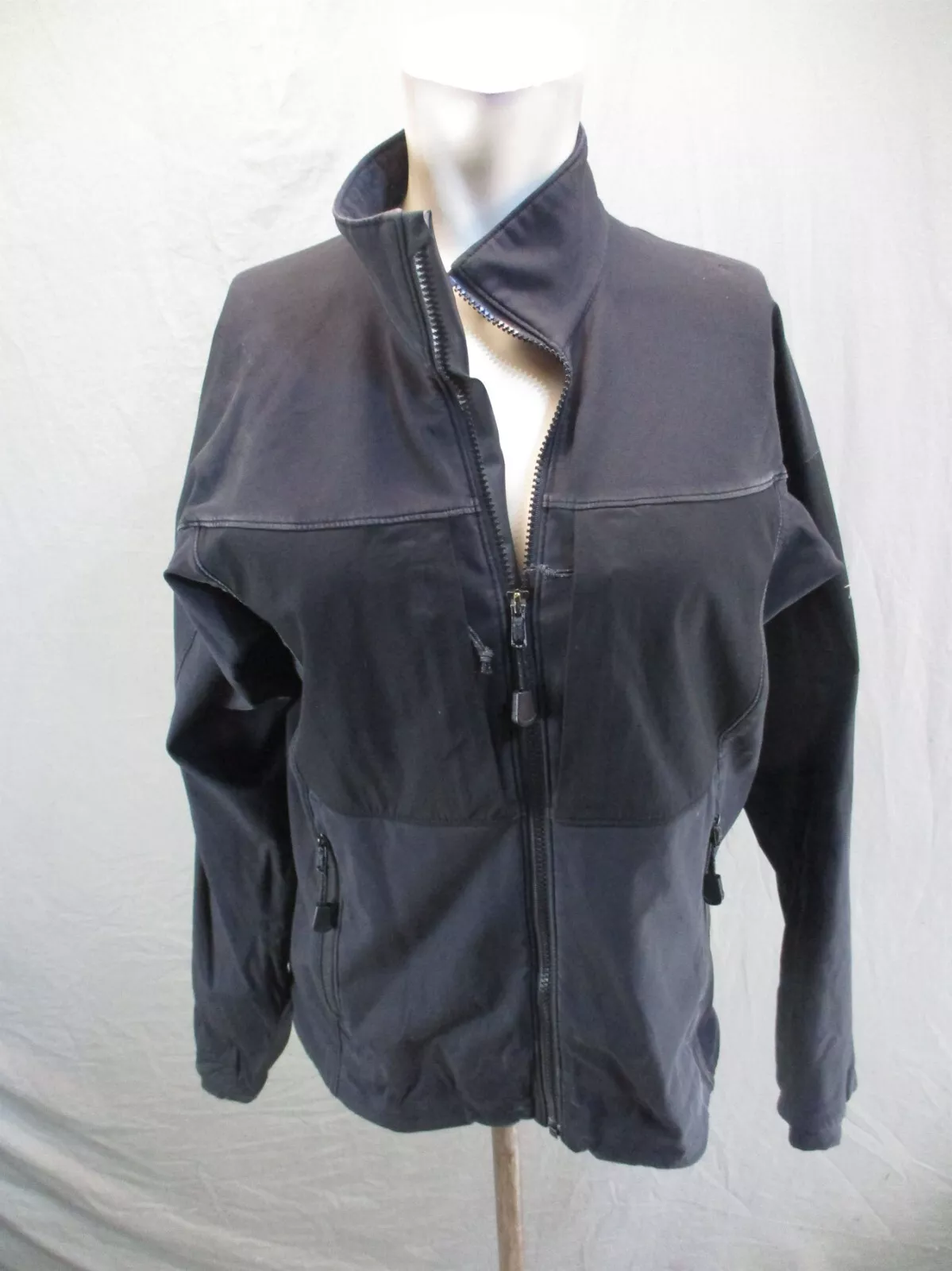 arcteryx full zip stand collar pocket softshell jacket