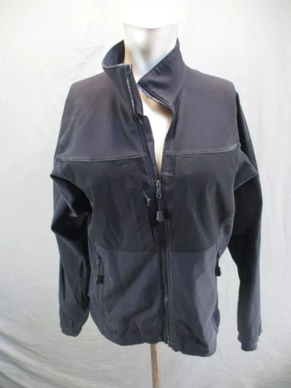 arcteryx full zip stand collar pocket softshell jacket