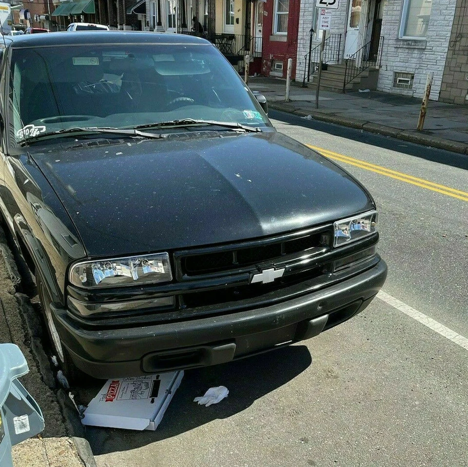 98-04 Blazer Chevy S-10 Euro Transparente Negro Carcasa Faros + Luz de Parachoques Transparente Foto 2 de 4