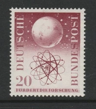 W Germany 1955 Cosmic Research SG 1140 MNH