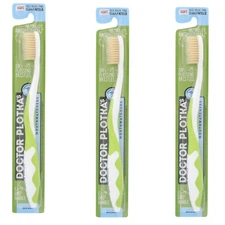 MOUTH WATCHERS ADULT TOOTHBRUSH GREEN-****VALUE 3 PACK*******