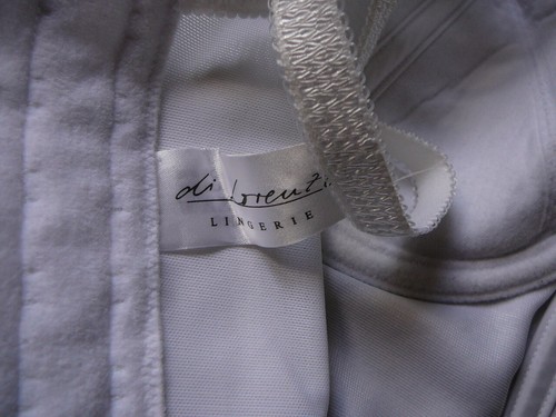 Braut Corsage Korsett Spitze DI LORENZO weiß 90C Strapsbänder - Bild 7 von 10