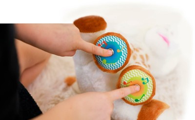 sophie the giraffe touch and play music plush