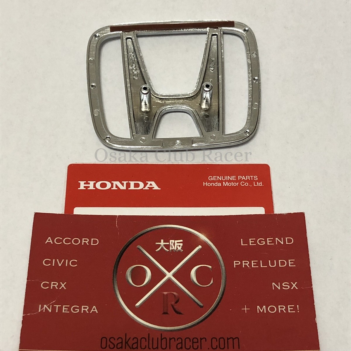 希少　マーク・シンボル1982~83 OEM Honda Del Sol Front Emblem H Badge Logo 93-97 92 94 95 96 EG1