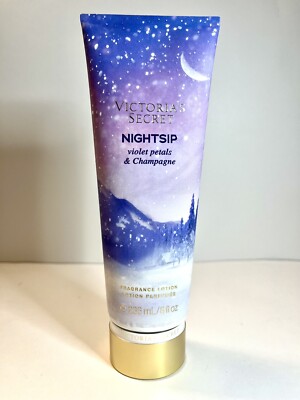 VICTORIA'S SECRET NIGHTSIP VIOLET PETALS CHAMPAGNE FRAGRANCE