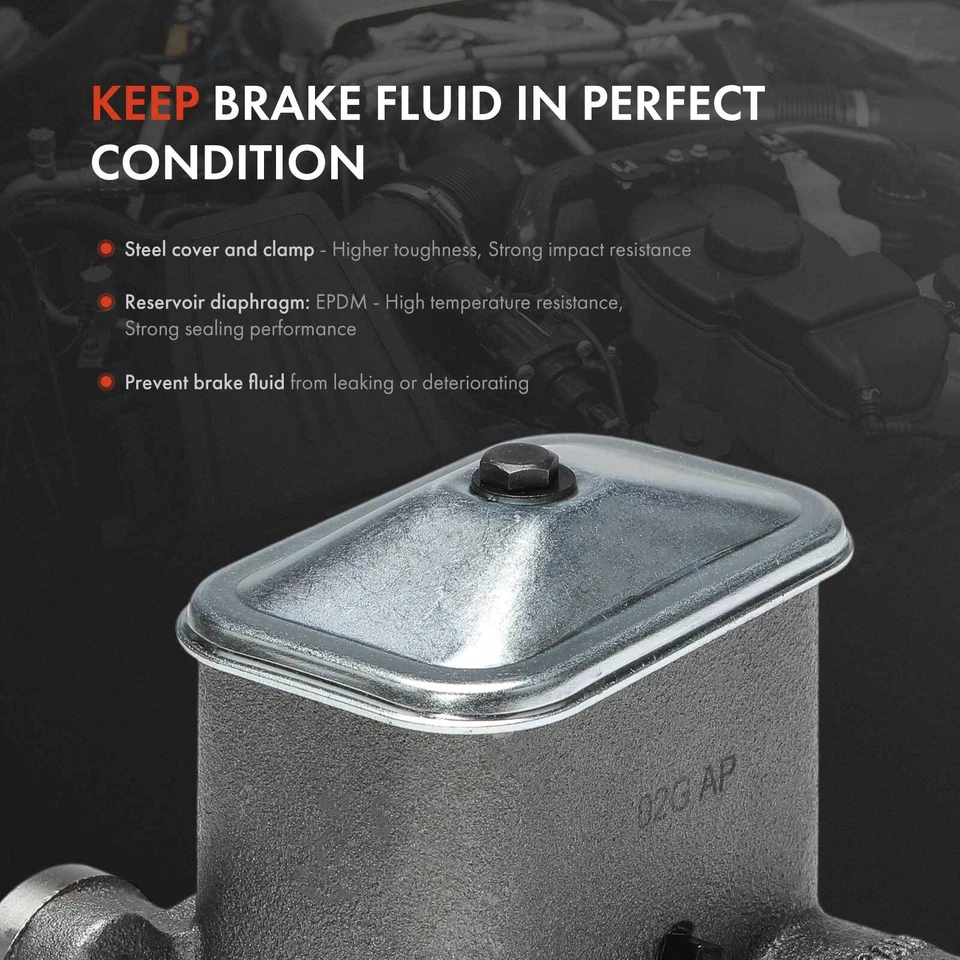 Cilindro maestro de freno con depósito y sensor para Chevrolet C50 1960-1962 1966 Foto 3 de 4