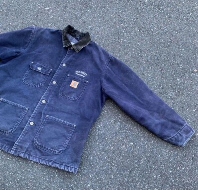 XL Carhartt Chore Coat カーハート stussy Carhartt Chore Coat Size XL - Navy, Stussy Collaboration