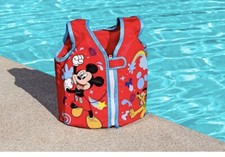 Disney Junior Mickey Fabric Swim Vest S/M 20in./51 cm Ages 1 . Max 40L