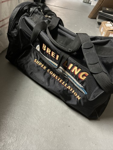 Bolso de Lona Reloj Breitling Super Constellation Negro Grande - Imagen 5 de 8