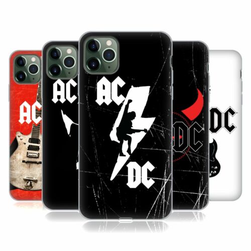 OFFICIAL AC/DC ACDC ICONIC SOFT GEL CASE FOR APPLE iPHONE PHONES - Photo 1 sur 15