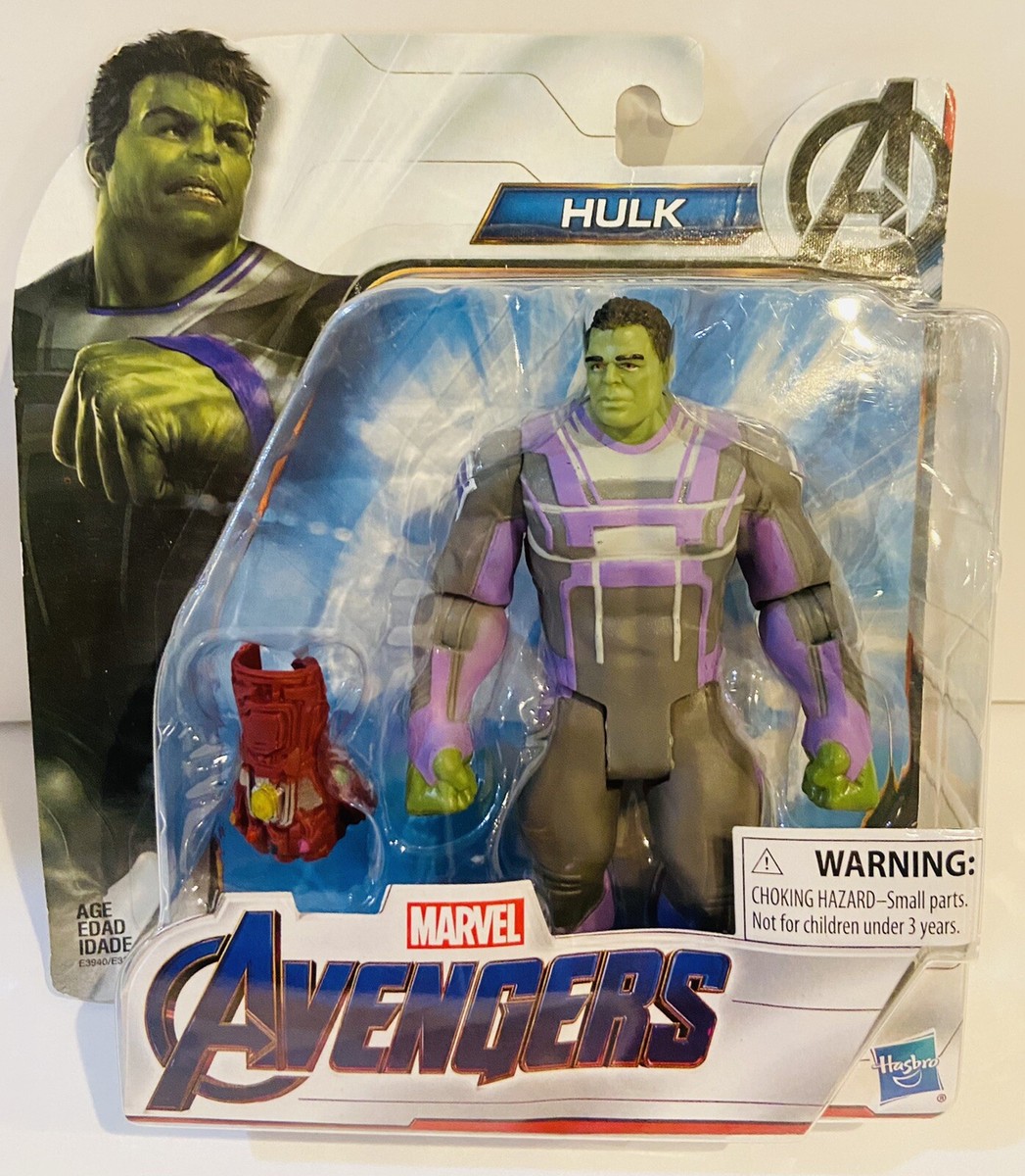 HASBRO MARVEL AVENGERS ENDGAME HULK 6'' ACTION FIGURE WITH INFINITY GAUNTLET