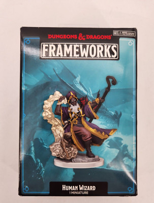 Dungeons & Dragons Frameworks Human Male Wizard by Wizkids New sealed
