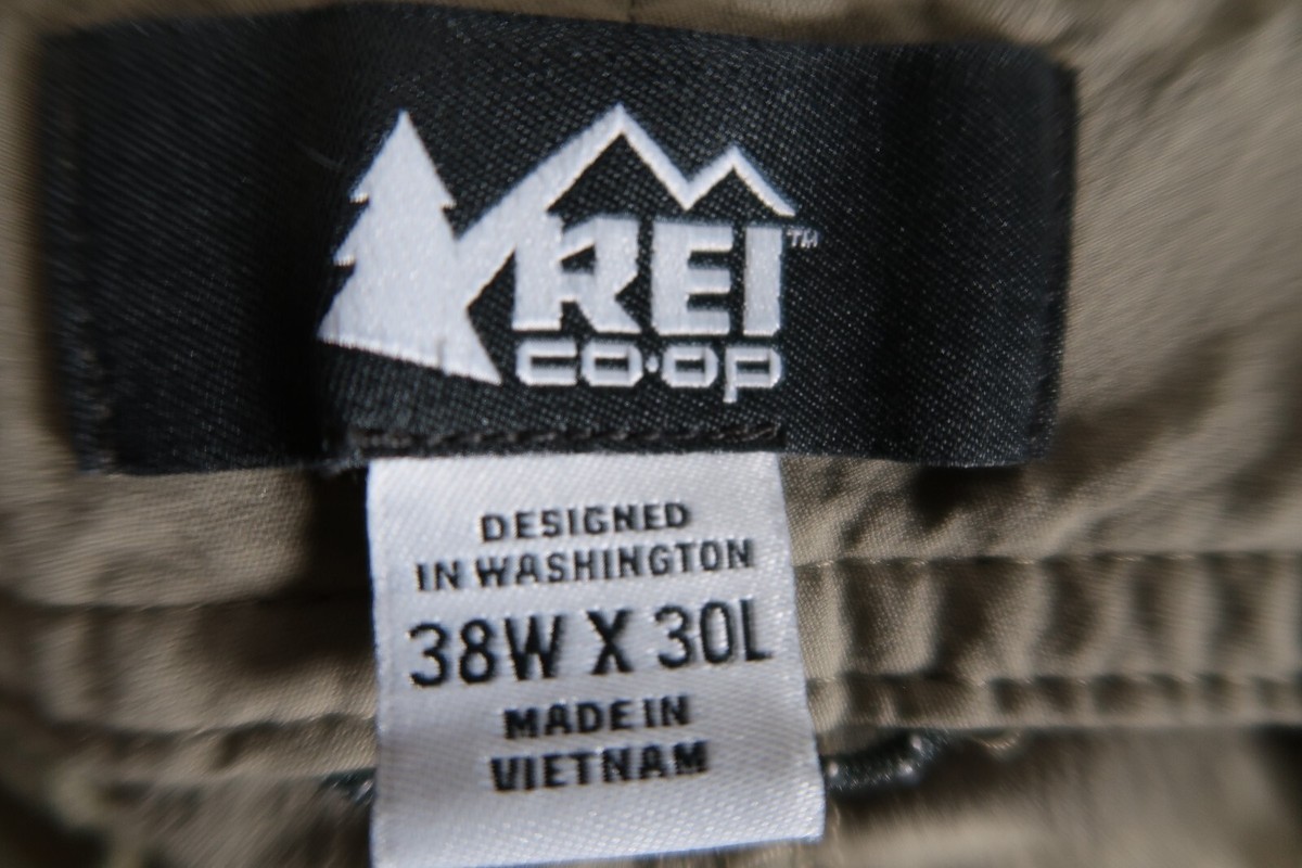 REI Men's Lightweight Convertible Hiking Cargo Pants Sz 38 x 30