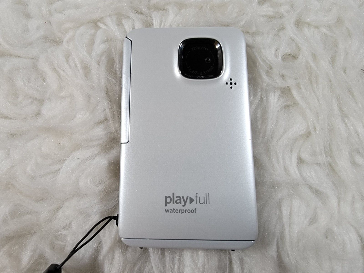 Kodak PlayFull Ze2 Waterproof Video Camera (White), Bundle | eBay
