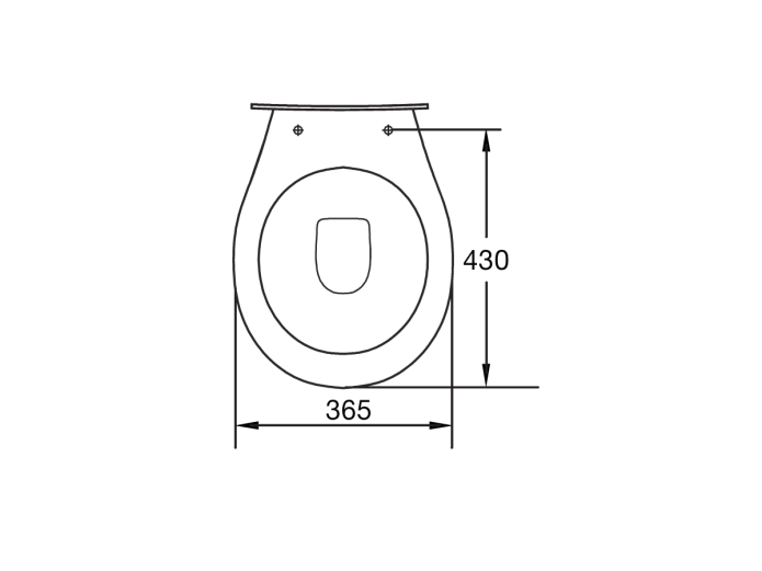 American Standard HERON/STUDIO SOFT CLOSE TOILET SEAT 365mm Quick