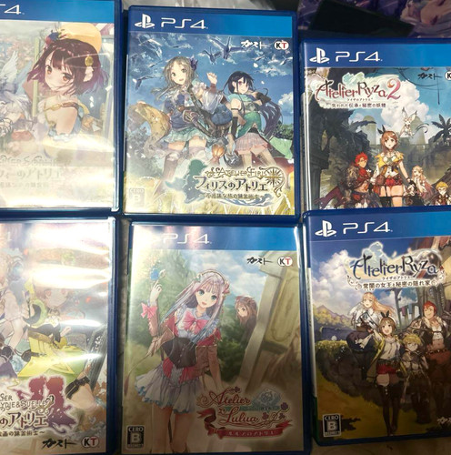 Lot 6 Atelier Liza 1 2 Phyllis Luluah Liddy & Sulu Sophie PS4 Japan Tested