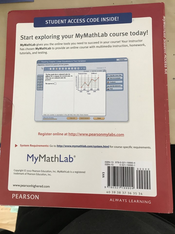 MyMathLab: Student Access Kit- New and Unused | eBay