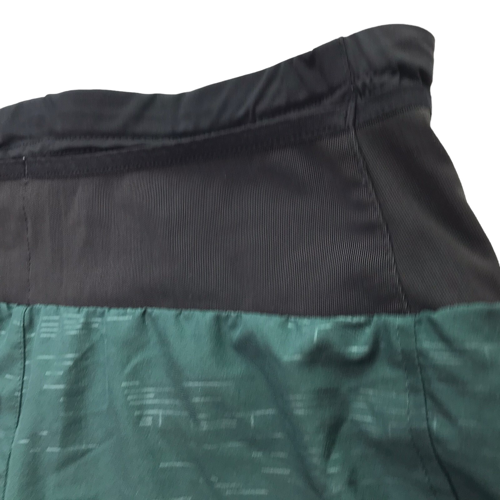 Pantaloncini da corsa SALOMON verde acqua neri leggeri. Taglia donna XS. Foderato.