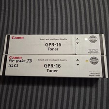CANON 9634A003AA GPR-16 BLACK TONER CARTRIDGE LOT OF 2 NEW OEM GENUINE