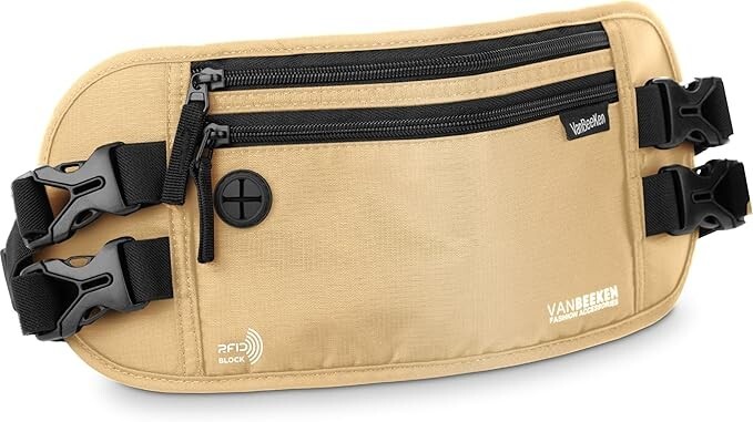 NWT Van Beeken RFID Blocking Travel Wallet Fanny Pack for Men Women-image