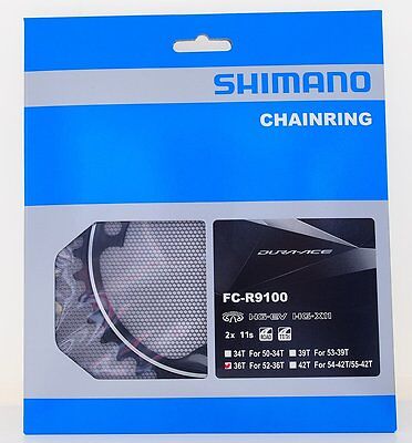 Shimano Dura Ace FC-R9100 11 Speed 36T Chainring for 52-36T Shimano Dura Ace FC-R9100 11 Speed 36T Chainring for 52-36T