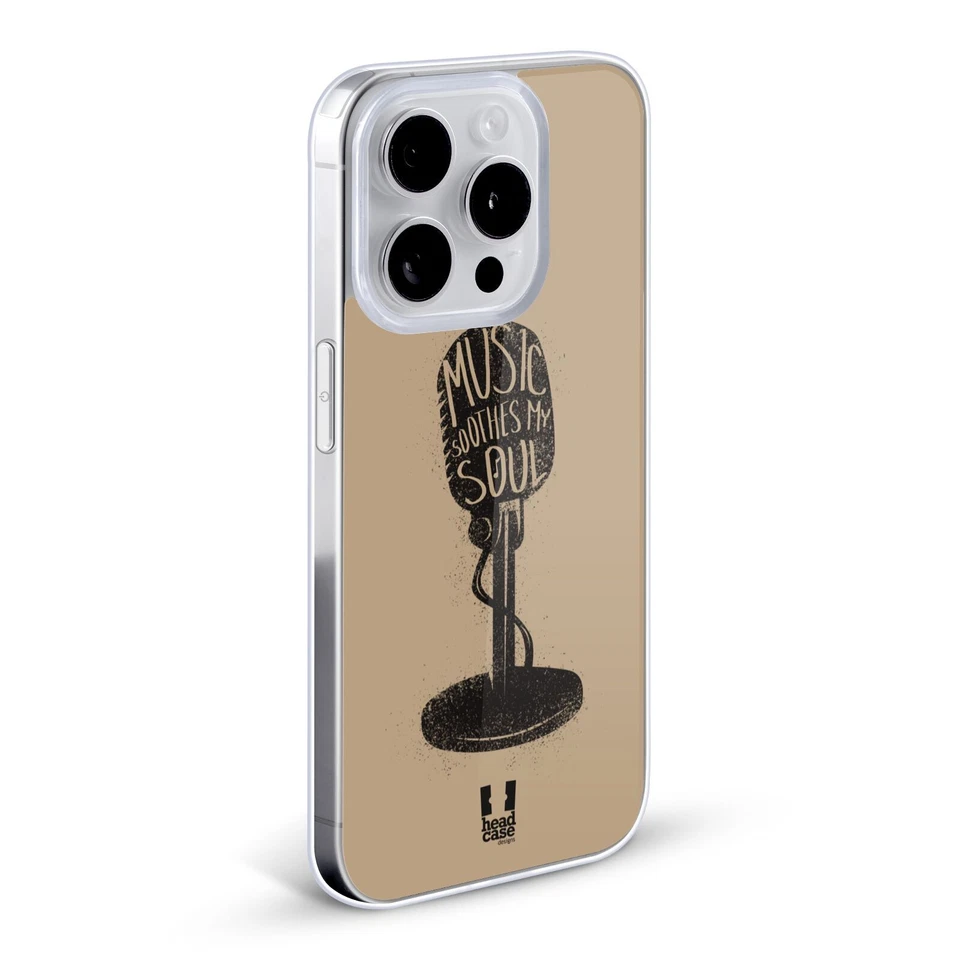 HEAD CASE DESIGNS POWER OF MUSIC SOFT GEL CASE FOR APPLE iPHONE PHONES - Image 2 of 4