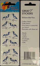 12 packages of Fuzzy Dog Stickers, "Great 7" Sticker Designs, PFZ0102