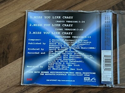 THE MOFFATTS Miss You Like Crazy OOP 1998 GERMANY CD single | eBay