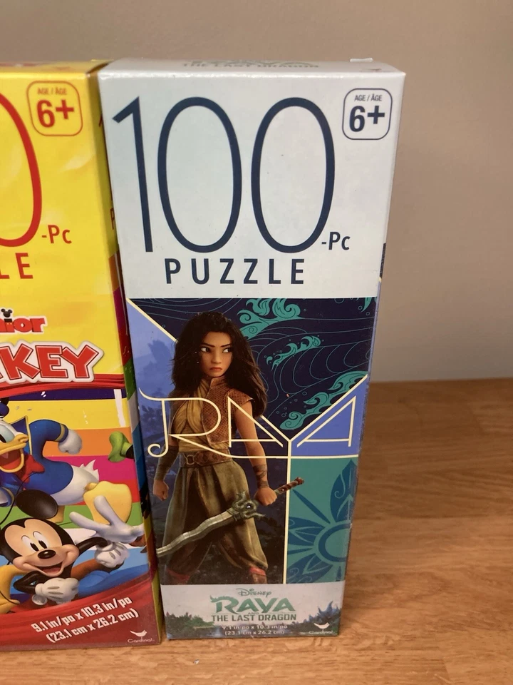 Lote De 2 Rompecabezas Disney - 100 Piezas Raya-100 Piezas Junior Mickey Disney Foto 3 de 4