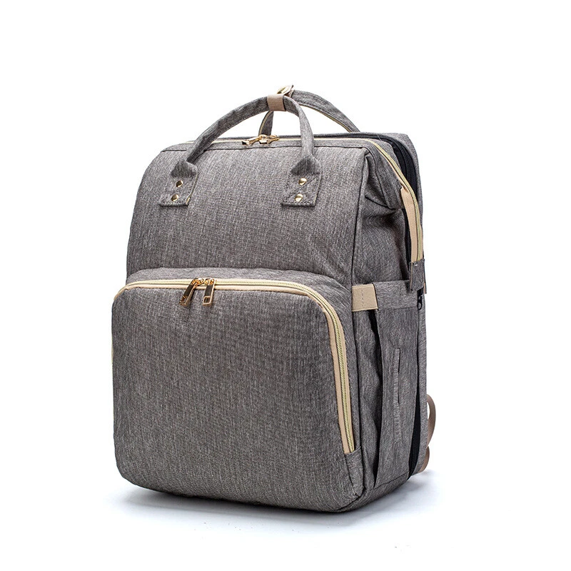 Mochila Cama Mamá Versión Carga USB Plegable Gran Capacidad Multifunción Foto 2 de 4