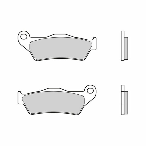 N2 Pairs Pads BREMBO Ceramic Front for Keeway Silverblade 125/150/250 - Picture 3 of 4