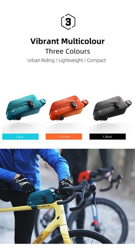Rhinowalk Bicycle Top Tube Bag Hard Shell Front Frame Bag Large Phone Bracket - Picture 15 of 41