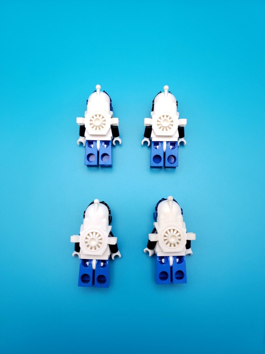 Lego Aquazone Lot 4 Minifigures Aquanauts w/Accessories 6195 (v2