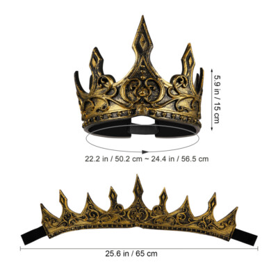 1pc Mens Crown King Gold King Crown Kings Crown for Men Kings Crown King s  | eBay
