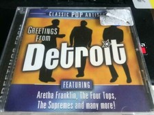 Greetings From Detroit cd SEALED Temptations Four Tops Marvin Gaye