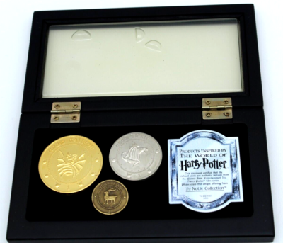 Official Harry Potter Noble Collection Replica Keepsake Coins Set