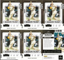 2021 Panini Contenders MANNY MACHADO - Lot of 6 Cards - #69 Base - Padres