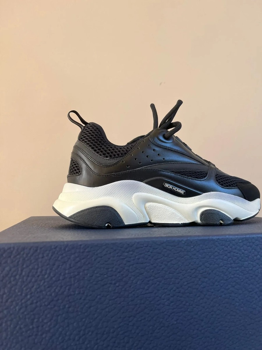 DIOR B22 スニーカー ブラック 42 Dior B22 Black Reflective Sneakers Size 41 EU | Brand New