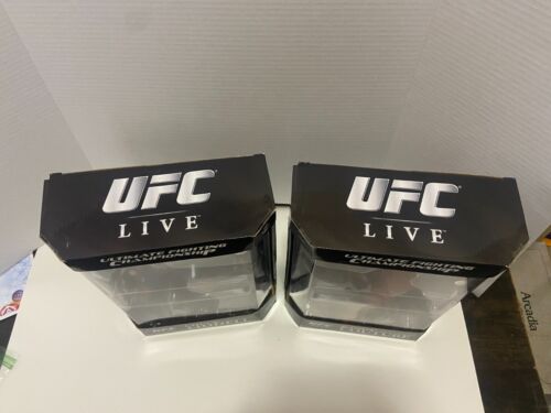 UFC Round 5 Chuck Liddell & Randy Couture 10 Inch Figure Set Live 2010 Sealed - Picture 5 of 17