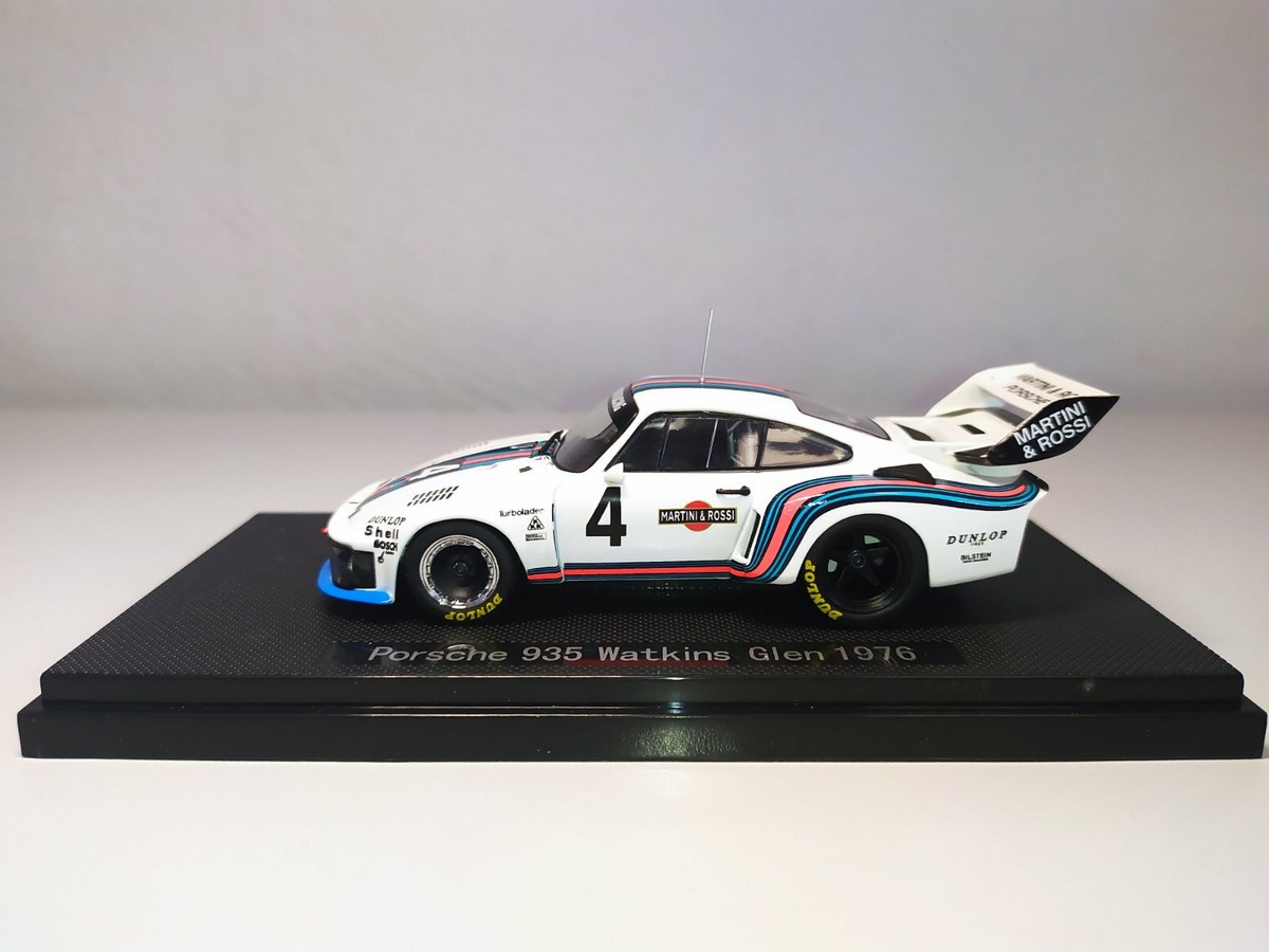 EBBRO 1/43 – Porsche 935 N°4 Watkins Glen 1976 – Miniature Collection état Proche Neuf