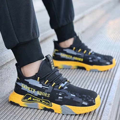 Leicht Sicherheitsschuhe Herren Stahlkappe Arbeitsschuhe Baustelle Schutzschuhe - Bild 4 von 42